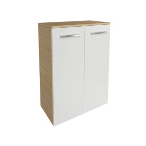 Fackelmann Doppel-Midischrank B.Style 602 x 826 x 320 mm Sandeiche/Weiß Fackelmann Doppel-Midischrank B.Style 602 x 826 x 320 mm Sandeiche/Weiß