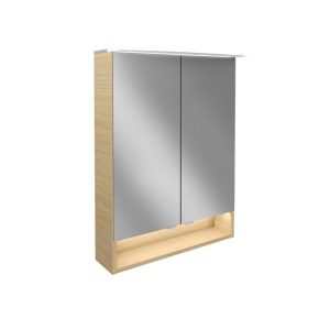 Fackelmann Spiegelschrank B.Style 600 x 812 x 153 mm Sandeiche LED Fackelmann Spiegelschrank B.Style 600 x 812 x 153 mm Sandeiche LED