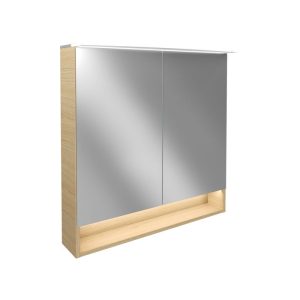 Fackelmann Spiegelschrank B.Style 800 x 812 x 153 mm Sandeiche LED Fackelmann Spiegelschrank B.Style 800 x 812 x 153 mm Sandeiche LED