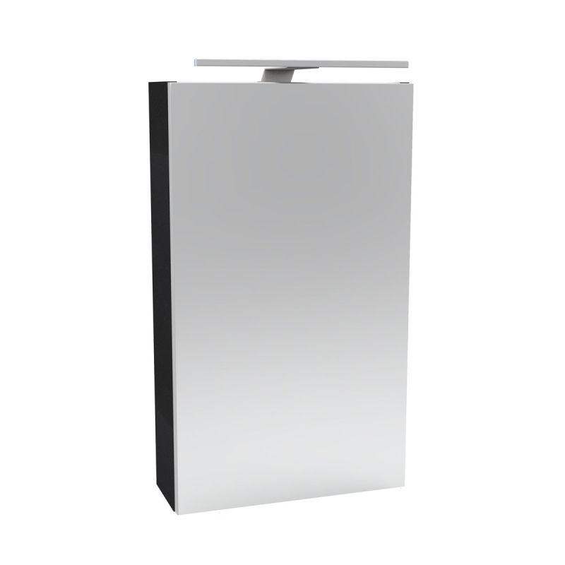 Fackelmann Gäste-WC Spiegelschrank rechts SBC 400 x 680 x 153 mm anthrazit