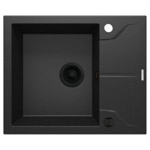 deante 1 Becken Granitspüle ANDANTE mit kurzer Abtropffläch graphit metallic deante 1 Becken Granitspüle ANDANTE mit kurzer Abtropffläch graphit metallic