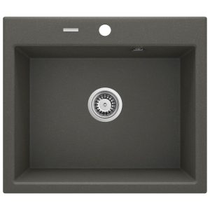 deante 1 Becken Granitspüle ANDANTE ohne Abtropffläch anthrazit metallic deante 1 Becken Granitspüle ANDANTE ohne Abtropffläch anthrazit metallic
