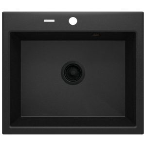 deante 1 Becken Granitspüle ANDANTE ohne Abtropffläch graphit metallic deante 1 Becken Granitspüle ANDANTE ohne Abtropffläch graphit metallic