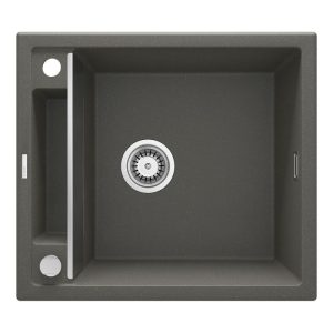 deante  1 Becken Granitspüle MAGNETIC ohne Abtropffläch anthrazit metallic