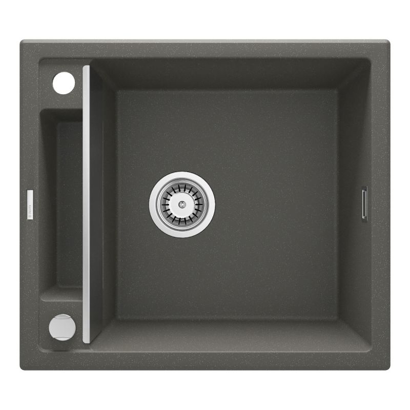 deante  1 Becken Granitspüle MAGNETIC ohne Abtropffläch anthrazit metallic