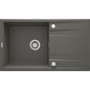 deante 1 Becken Granitspüle ERIDAN mit Abtropffläche anthrazit metallic deante 1 Becken Granitspüle ERIDAN mit Abtropffläche anthrazit metallic
