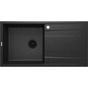 deante 1 Becken Granitspüle ERIDAN mit Abtropffläch graphit metallic deante 1 Becken Granitspüle ERIDAN mit Abtropffläch graphit metallic