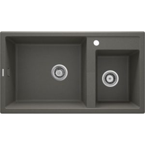 deante  1,5 Becken Granitspüle ERIDAN ohne Abtropffläch anthrazit metallic