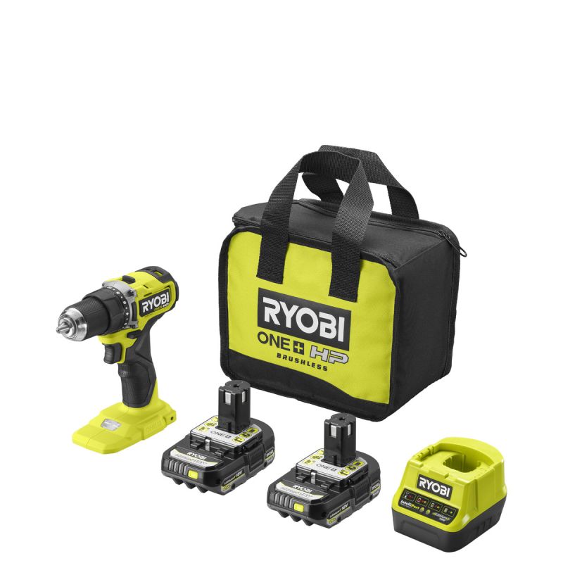 Ryobi 18V Akku-Bohrschrauber-Set RDD18C-220S 54 Nm inkl 2 x 2,0 Ah Akkus u Ladegerät