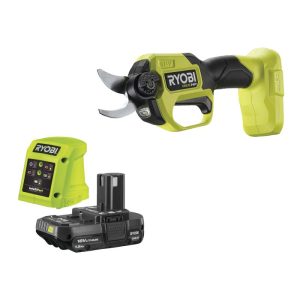 Ryobi 18V Akku-Gartenscheren-Set RY18SCXA-115 Max Schnittleistung 28 mm inkl 1,5 Ah Akku u Ladegerät Ryobi 18V Akku-Gartenscheren-Set RY18SCXA-115 Max Schnittleistung 28 mm inkl 1,5 Ah Akku u Ladegerät