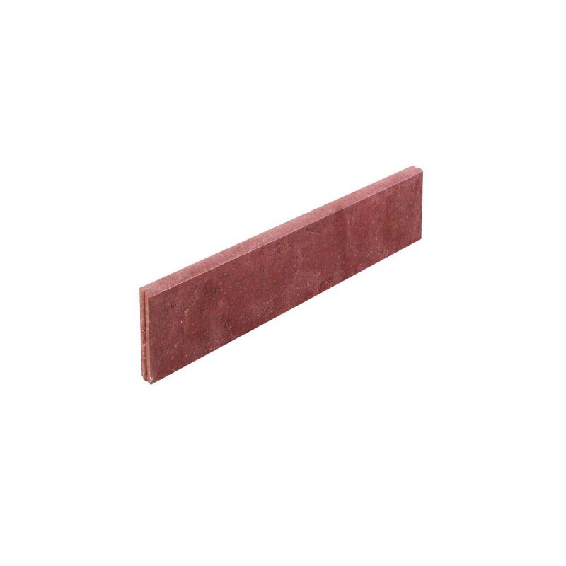 Lusit Rasenbord rotbraun mit Nut und Feder