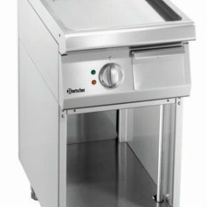 Elektro Griddleplatte mit Stahlplatte glatt, offener Unterbau, B 400 x T 700mm Elektro Griddleplatte mit Stahlplatte glatt, offener Unterbau, B 400 x T 700mm