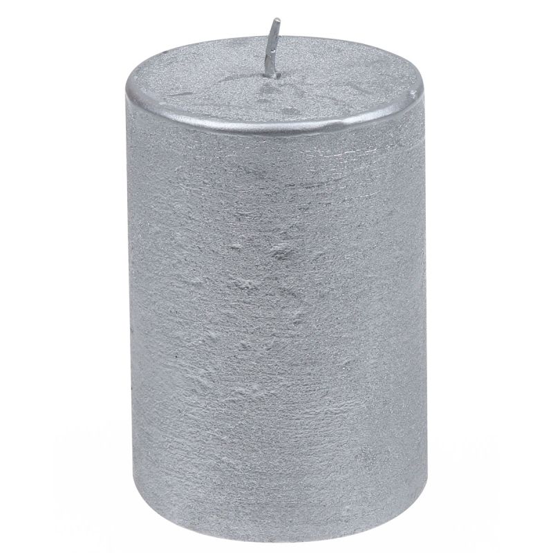Stumpen Rustic-Glanz 100 mm silber
