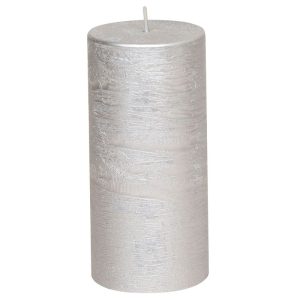 Stumpen Rustic-Glanz 120 mm silber Stumpen Rustic-Glanz 120 mm silber