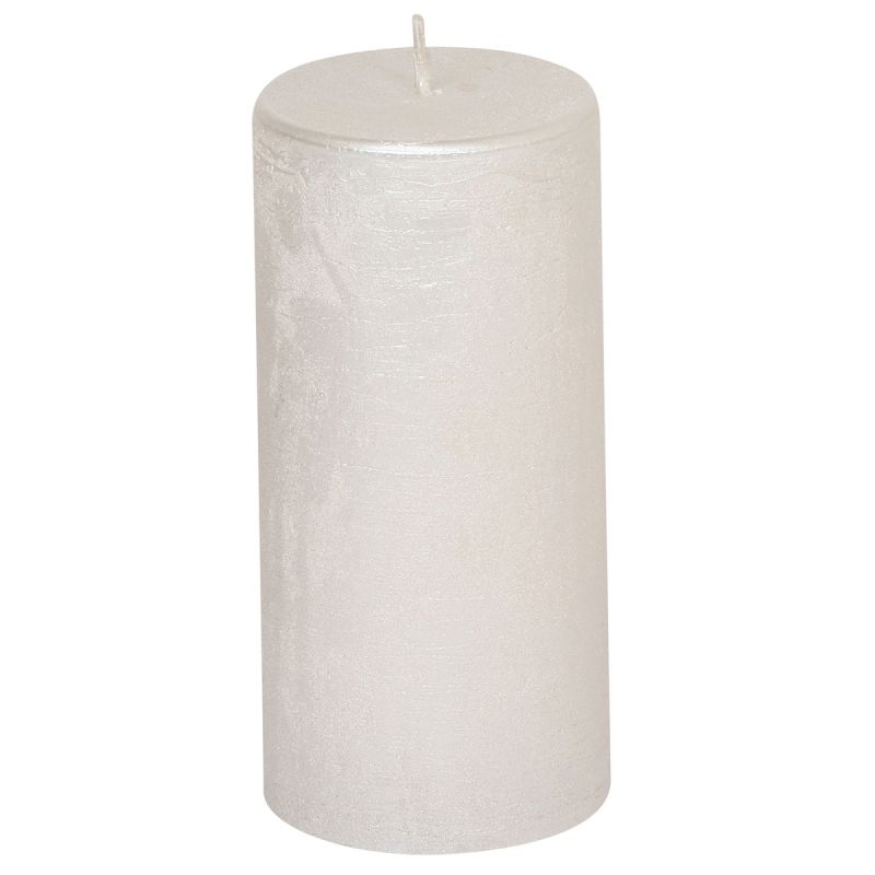 Stumpen Rustic-Glanz 120 mm weiss