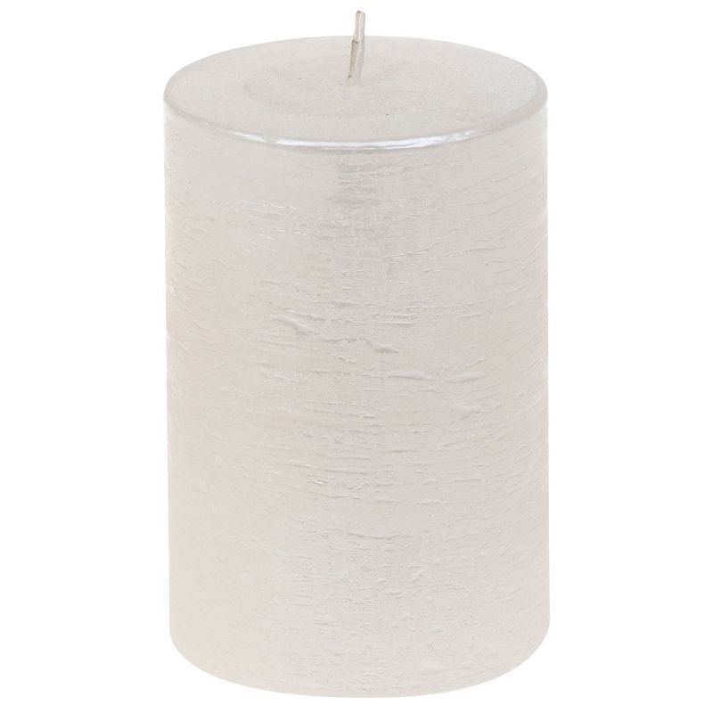 Stumpen Rustic-Glanz 100 mm weiss