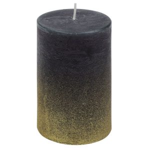 Stumpenkerze Karmen 100 mm anthrazit