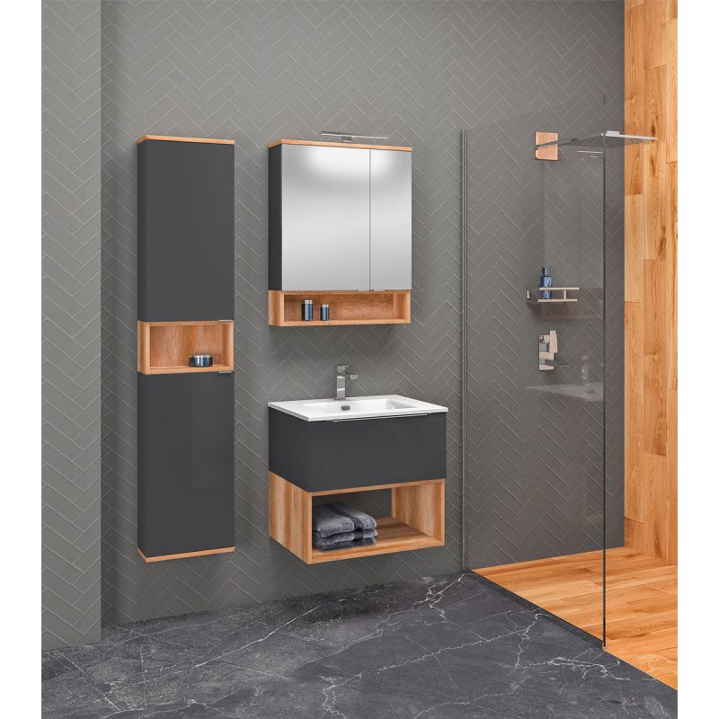 Hochschrank Nelle 35 x 142 x 35 cm