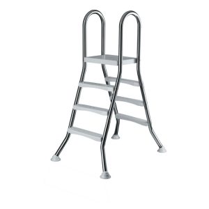 Hochbeckenleiter Edelstahl 100 cm 2 x 3 Stufen mit Plattform Hochbeckenleiter Edelstahl 100 cm 2 x 3 Stufen mit Plattform