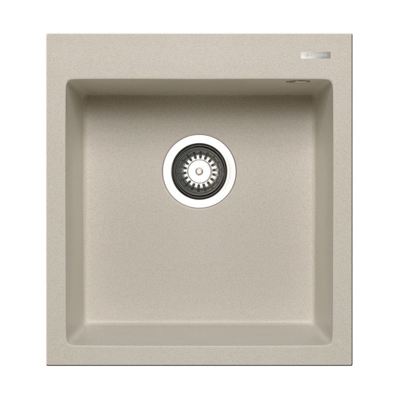 Pyramis Einbauspuele ISTROS 46 x 50 cm 1B Granit Beige