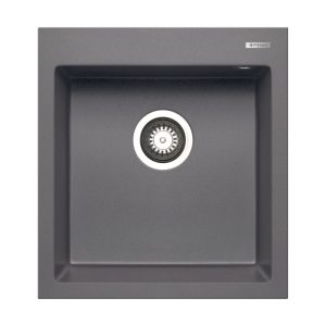 Pyramis Einbauspuele ISTROS 46 x 50 cm 1B Granit Iron Grey Pyramis Einbauspuele ISTROS 46 x 50 cm 1B Granit Iron Grey