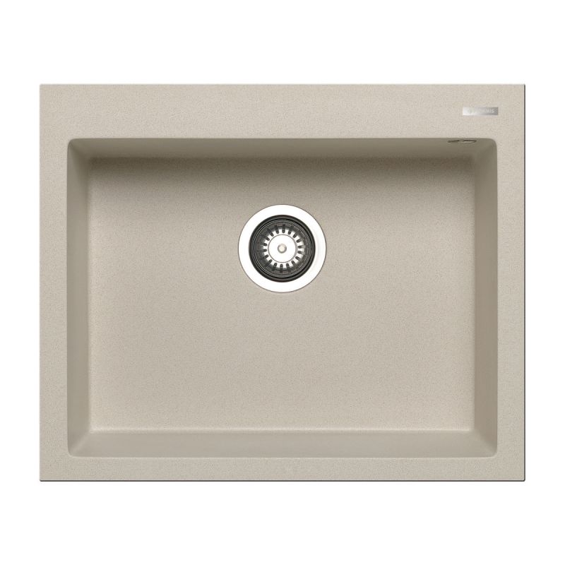 Pyramis Einbauspuele ISTROS 61 x 50 cm 1B Granit Beige
