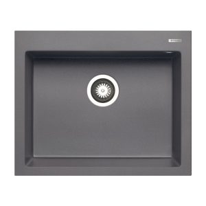 Pyramis Einbauspuele ISTROS 61 x 50 cm 1B Granit Iron Grey Pyramis Einbauspuele ISTROS 61 x 50 cm 1B Granit Iron Grey