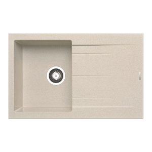 Pyramis Einbauspuele ALAZIA 79 x 50 cm 1B 1D Granit Beige Pyramis Einbauspuele ALAZIA 79 x 50 cm 1B 1D Granit Beige