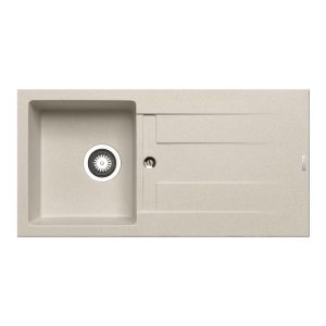 Pyramis Einbauspuele ATHLOS 86 x 43,5 cm 1B 1D Granit Beige Pyramis Einbauspuele ATHLOS 86 x 43,5 cm 1B 1D Granit Beige
