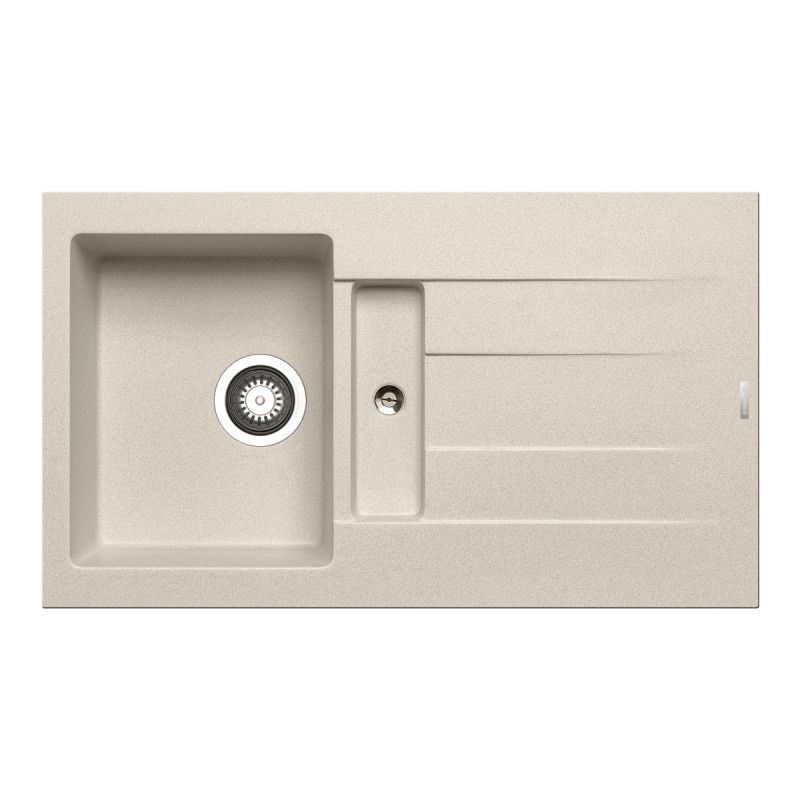 Pyramis Einbauspuele ATHLOS 86 x 50 cm 1 1/4B 1D Granit beige