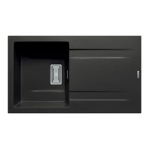 Pyramis Einbauspuele Kartesio 86 x 50 cm 1B 1D Granit Carbon Pyramis Einbauspuele Kartesio 86 x 50 cm 1B 1D Granit Carbon