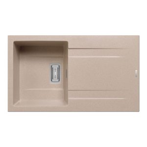 Pyramis Einbauspuele Kartesio 86 x 50 cm 1B 1D Granit Beige Pyramis Einbauspuele Kartesio 86 x 50 cm 1B 1D Granit Beige