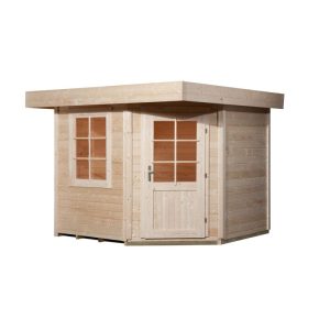 Weka  Saunahaus Salo Größe 1 Sparset 7,5 kW Bio S natur