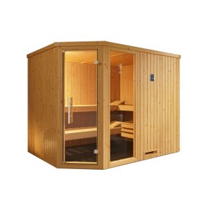 Weka  Elementsauna Varberg Größe 4 Sparset 7,5 kW Bio S Massivholztuer