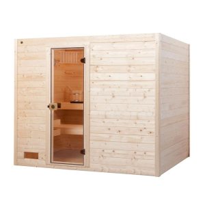 Weka  Massivholz-Sauna Valida Größe 2 Sparset 7,5 kW Bio S
