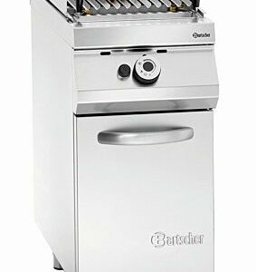 Gas Lavasteingrill RED600 2 Heizzonen 13 kW, Grillfläche gerillt, Breite 660mm Gas Lavasteingrill RED600 2 Heizzonen 13 kW, Grillfläche gerillt, Breite 660mm