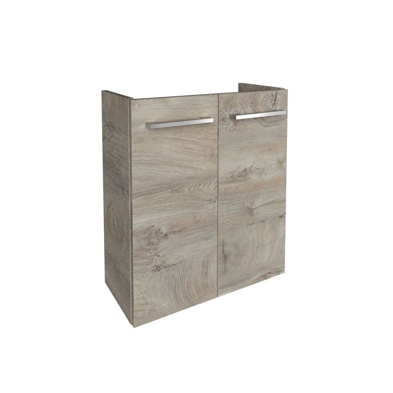 Fackelmann Gäste-WC Waschtischunterschrank SBC 520 x 600 x 243 mm NatureOak