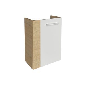 Fackelmann Gäste-WC Waschtischunterschrank rechts SBC 440 x 600 x 243 mm Sandeiche/Weiß Fackelmann Gäste-WC Waschtischunterschrank rechts SBC 440 x 600 x 243 mm Sandeiche/Weiß
