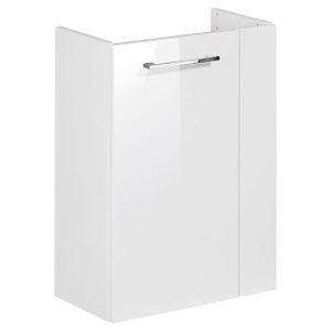 Fackelmann Gäste-WC Waschtischunterschrank links SBC 440 x 600 x 243 mm Weiß Fackelmann Gäste-WC Waschtischunterschrank links SBC 440 x 600 x 243 mm Weiß