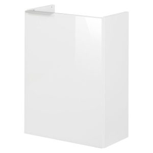 Fackelmann Gäste-WC Waschtischunterschrank rechts SBC 440 x 600 x 243 mm weiß/lackiertes Glas Weiß Fackelmann Gäste-WC Waschtischunterschrank rechts SBC 440 x 600 x 243 mm weiß/lackiertes Glas Weiß