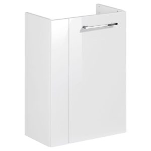 Fackelmann Gäste-WC Waschtischunterschrank rechts SBC 440 x 600 x 243 mm Weiß Fackelmann Gäste-WC Waschtischunterschrank rechts SBC 440 x 600 x 243 mm Weiß