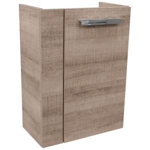 Fackelmann Gäste-WC Waschtischunterschrank rechts SBC 440 x 600 x 243 mm Graueiche Fackelmann Gäste-WC Waschtischunterschrank rechts SBC 440 x 600 x 243 mm Graueiche