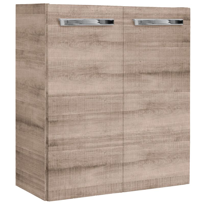 Fackelmann Gäste-WC Waschtischunterschrank SBC 520 x 600 x 243 mm Graueiche