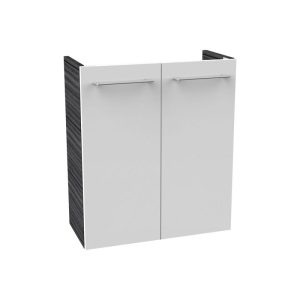 Fackelmann Gäste-WC Waschtischunterschrank SBC 520 x 600 x 243 mm DarkOak/Weiß Fackelmann Gäste-WC Waschtischunterschrank SBC 520 x 600 x 243 mm DarkOak/Weiß