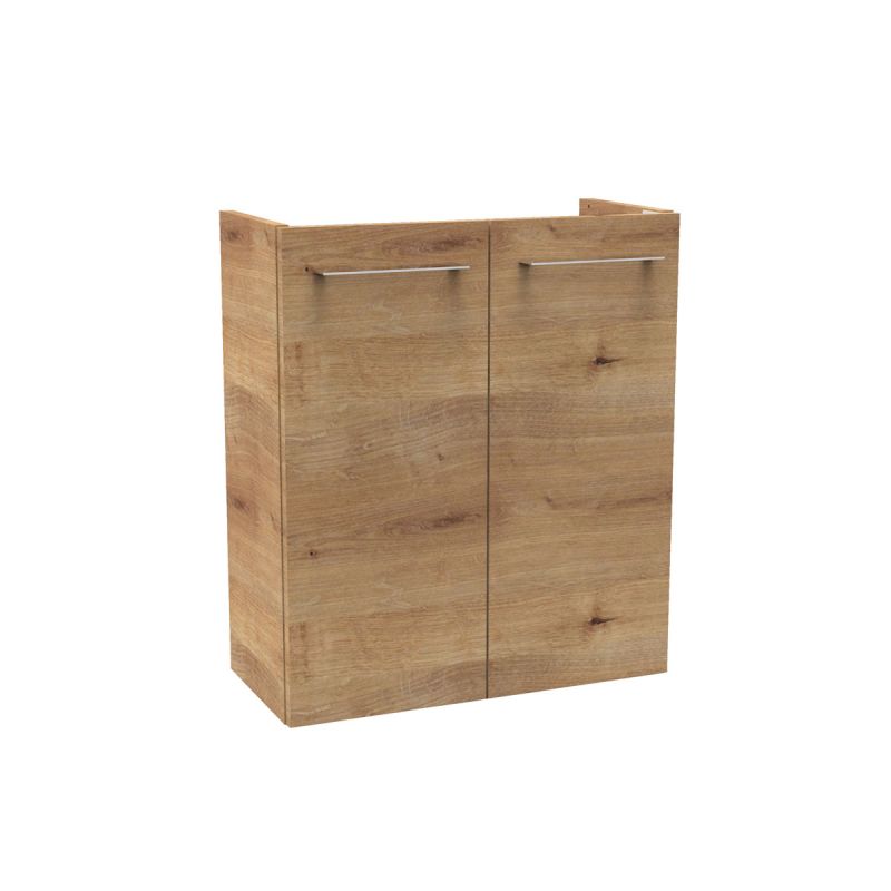 Fackelmann Gäste-WC Waschtischunterschrank SBC 520 x 600 x 243 mm AstEiche