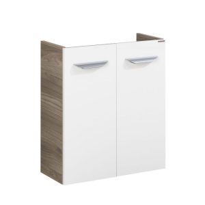 Fackelmann Gäste-WC Waschtischunterschrank SBC 520 x 600 x 243 mm Steinesche/Weiß Fackelmann Gäste-WC Waschtischunterschrank SBC 520 x 600 x 243 mm Steinesche/Weiß