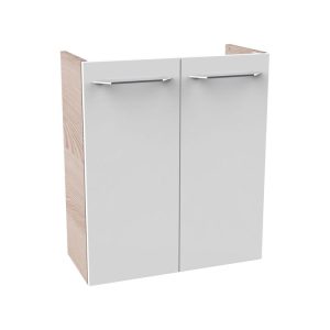 Fackelmann Gäste-WC Waschtischunterschrank SBC 520 x 600 x 243 mm Alaska-Esche/Weiß Fackelmann Gäste-WC Waschtischunterschrank SBC 520 x 600 x 243 mm Alaska-Esche/Weiß