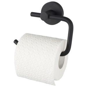 Haceka Toilettenpapierhalter ohne Deckel Kosmos schwarz Haceka Toilettenpapierhalter ohne Deckel Kosmos schwarz