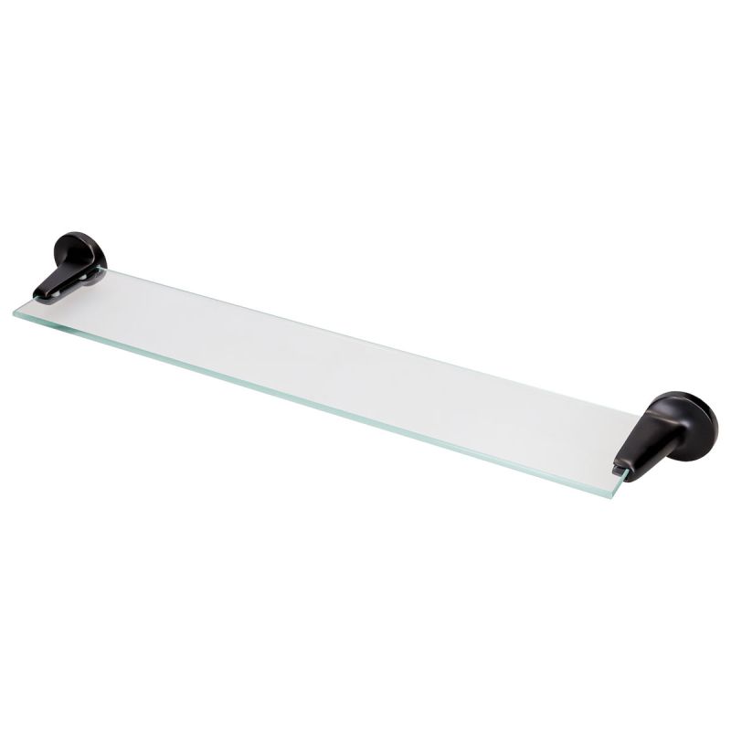 Haceka Aspen Glas-Regal schwarz 58 cm