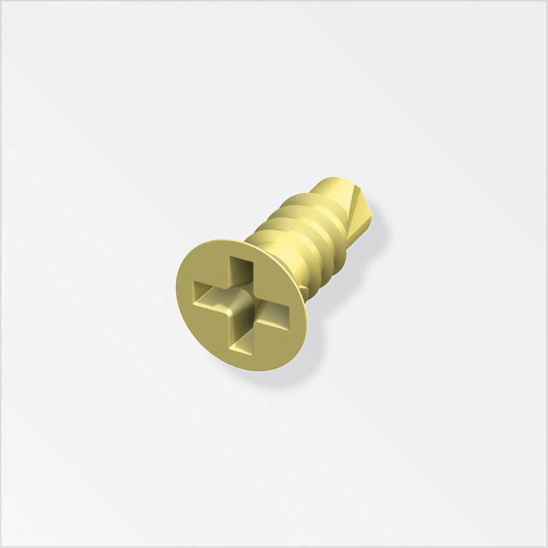 Alfer Senkkopfschrauben Clipstech-Plus 2,9 x 9,5 mm messing 10 Stück